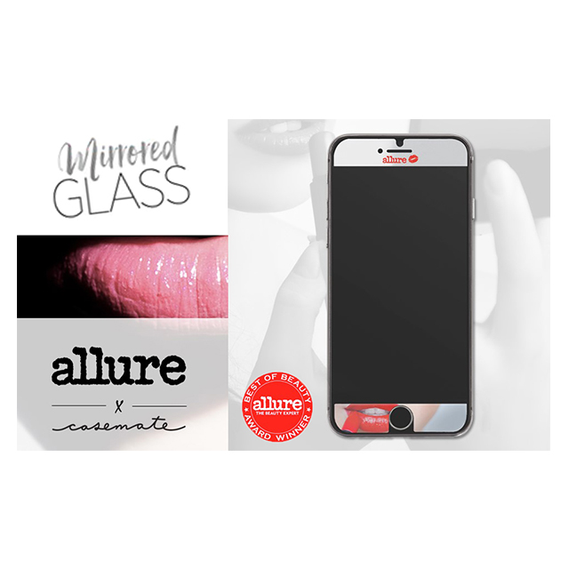 【iPhone8/7 フィルム】allure × Case-Mate 液晶保護強化ガラスフィルム allure Mirrored Glass Screen Protectorサブ画像
