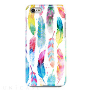 【iPhone8/7 ケース】Jellyfish ブルーフィルムケース (Multicolor feathers)