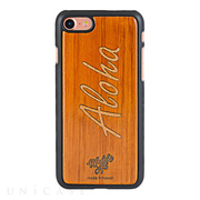 【iPhone8/7 ケース】Koa Wood COVER (Wood Inlay/Aloha)
