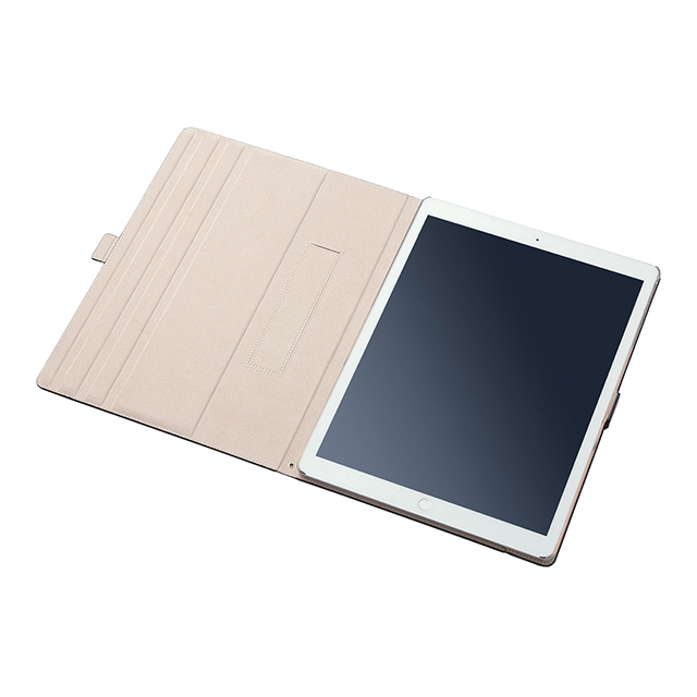 【iPad Pro(12.9inch)(第2世代) ケース】ソフトレザーカバー 360度回転 (ブルー)サブ画像