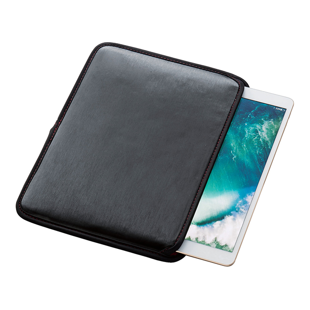 【iPad Pro(10.5inch) ケース】セミハードポーチ スマートカバー対応 (ブラック)サブ画像