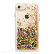 【iPhone7/6s/6 ケース】Minion Glitter Floaty (Gold)