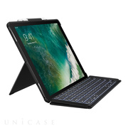 【iPad Pro(12.9inch)(第2世代) ケース】SLIM COMBO iK1272 Smart Connectorテクノロジー搭載取り外し可能バックライトキーボード付きケース (ブラック)