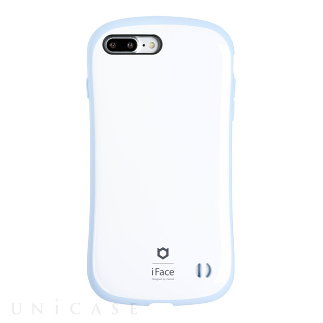【iPhone8 Plus/7 Plus ケース】iFace First Class Pastelケース (ホワイト/ブルー)