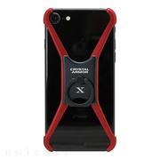 【iPhoneSE(第3/2世代)/8/7/6s/6 ケース】X Ring (RED × BLACK)