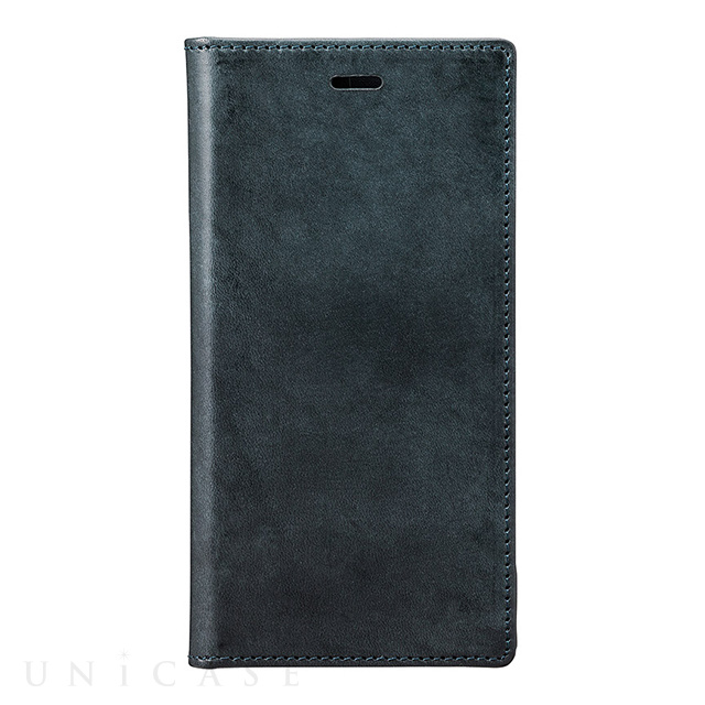【iPhoneXS/X ケース】”TOIANO” Full Leather Case (Dark Navy)