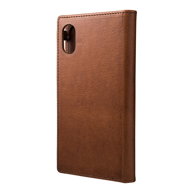 【iPhoneXS/X ケース】”TOIANO” Full Leather Case (Dark Brown)サブ画像