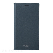 【iPhoneXS/X ケース】“EURO Passione” Book PU Leather Case (Navy)