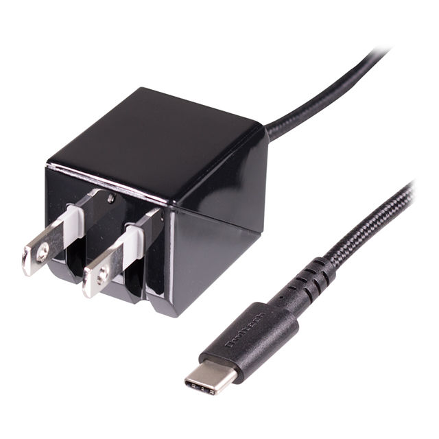 急速充電対応 超タフUSB Type-Cケーブル一体型AC充電器 (ブラック/2.0m)サブ画像
