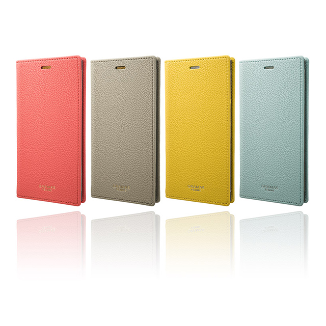 【iPhoneXS/X ケース】”Colo” Book PU Leather Case (Greige)サブ画像