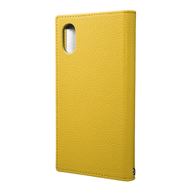 【iPhoneXS/X ケース】”Colo” Book PU Leather Case (Yellow)サブ画像