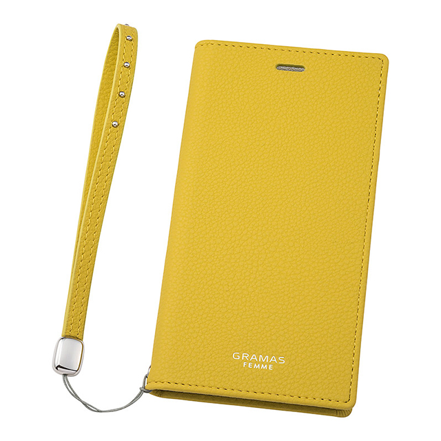 【iPhoneXS/X ケース】”Colo” Book PU Leather Case (Yellow)サブ画像