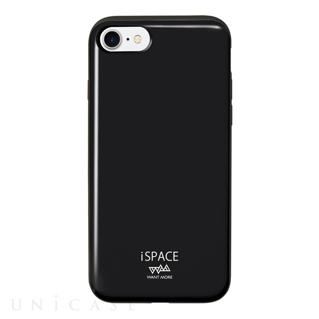 【iPhone8/7 ケース】iSPACE デザインケース (Color ブラック)