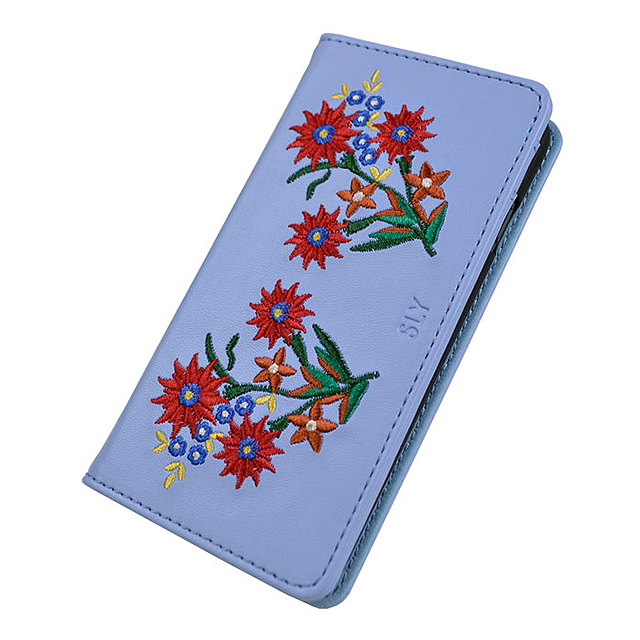 【iPhoneSE(第3/2世代)/8/7/6s/6 ケース】SLY  EMBROIDER (LIGHT BLUE)サブ画像