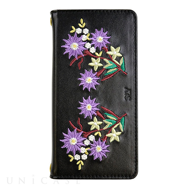 【iPhoneSE(第3/2世代)/8/7/6s/6 ケース】SLY  EMBROIDER (BLACK)