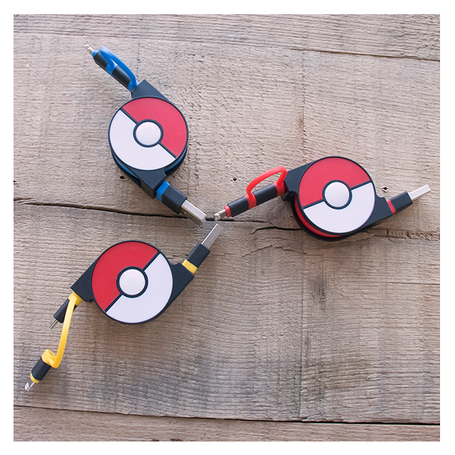 2in1 Retractable USB Cable with Lightning ＆ micro USB POKEMON version 70cm (Red)goods_nameサブ画像