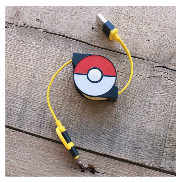 2in1 Retractable USB Cable with Lightning ＆ micro USB POKEMON version 70cm (Yellow)サブ画像