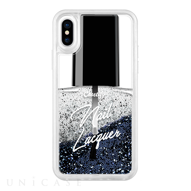 【iPhoneXS/X ケース】Exclusive Glitter Nail Lacquer