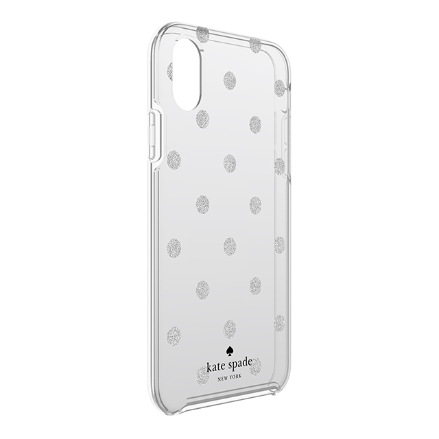 【iPhoneXS/X ケース】Protective Hardshell Case (Glitter Dot Miles Gray Ombre/Silver Foil/Silver Giltter)サブ画像