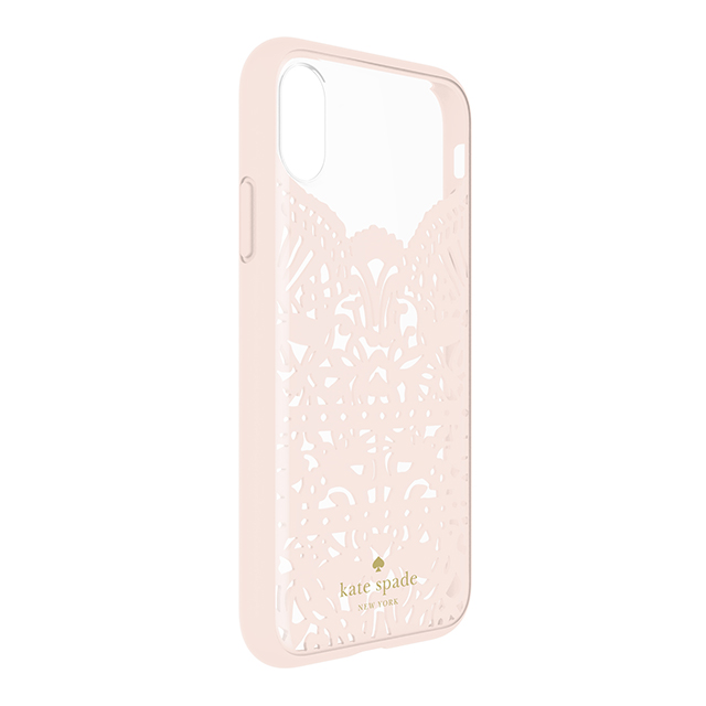 【iPhoneXS/X ケース】Lace Cage Case (Lace Hummingbird Blush/Clear)サブ画像