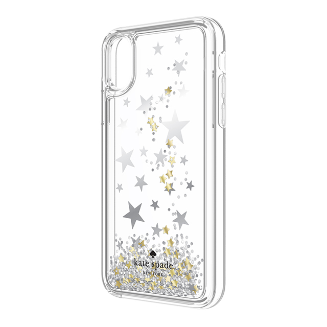 【iPhoneXS/X ケース】Liquid Glitter Case (Stars Silver Foil/Gold Foil/Star Confetti Gittler)サブ画像
