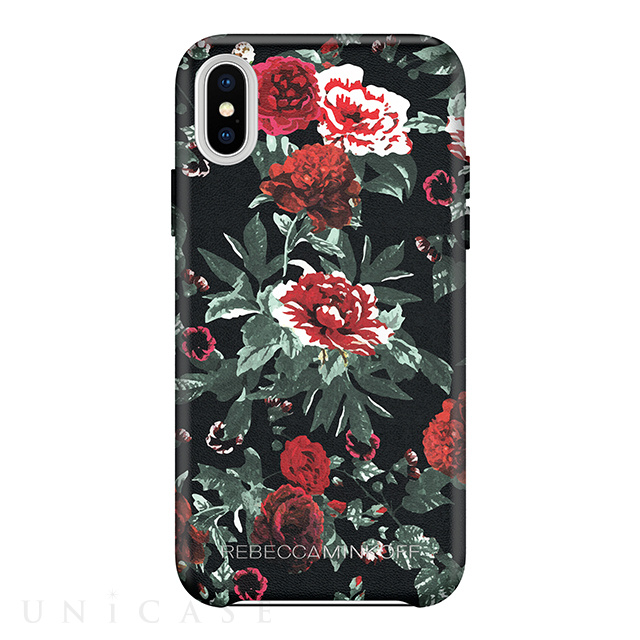 【iPhoneXS/X ケース】Leather Wrap Case (Printed Floral)