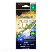 【iPhoneXS/X フィルム】[FLEX 3D]アルミノシリケート 複合フレームガラス (ホワイト)