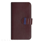 【iPhoneXS/X ケース】Diary Case Leather (Dark Brown)