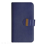 【iPhoneXS/X ケース】Diary Case Leather (Navy)