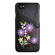 【iPhoneSE(第3/2世代)/8/7/6s/6 ケース】SLY 背面ケース EMBROIDER(BLACK)