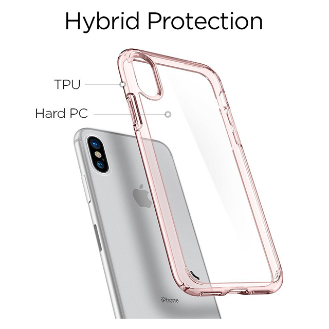 【iPhoneX ケース】Ultra Hybrid (Rose Crystal)サブ画像