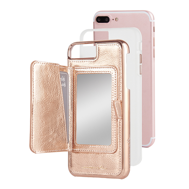 【iPhone8 Plus/7 Plus ケース】Compact Mirror Case (Rose Gold)サブ画像