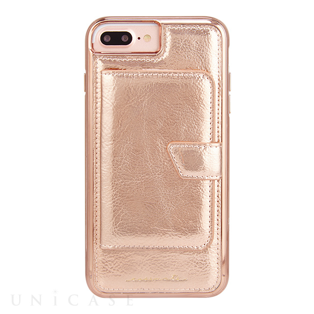 【iPhone8 Plus/7 Plus ケース】Compact Mirror Case (Rose Gold)