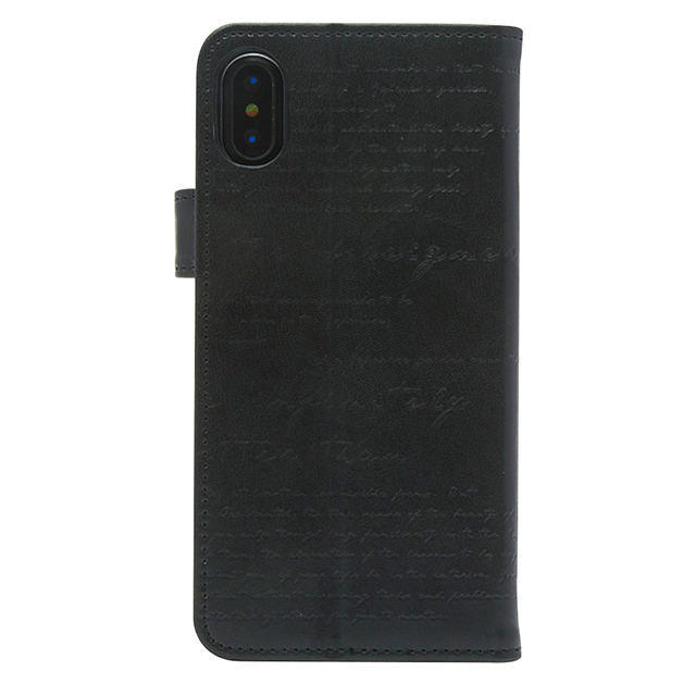 【iPhoneXS/X ケース】Lettering Diary (ブラック)goods_nameサブ画像