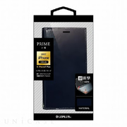 【iPhone8 Plus/7 Plus ケース】薄型PUレザーフラップケース「PRIME」 ネイビー