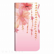【iPhone8 Plus/7 Plus ケース】薄型デザインPUレザーケース「Design+」 Flower しだれ桜