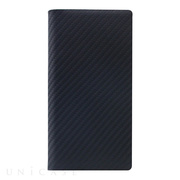 【iPhoneXS/X ケース】Carbon Leather Case (ブラック)