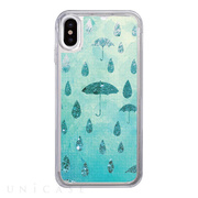 【iPhoneXS/X ケース】Sparkle case (Raining day)