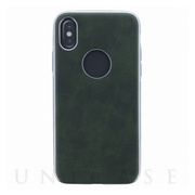 【iPhoneXS/X ケース】シェル型ケース/ソフトPU/Glacier Luxe Heritage/Khaki (Green)