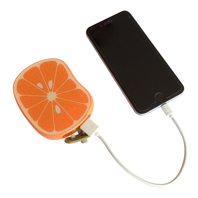 フルーバfuru-baモバイルバッテリー4000 (オレンジ)サブ画像