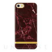 【iPhoneSE(第1世代)/5s/5 ケース】R＆F Classic (Marble/Red)