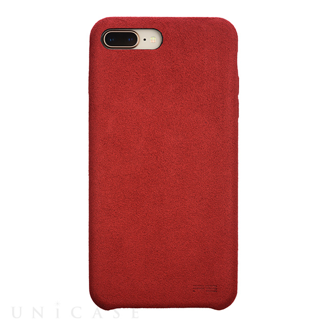 【iPhone8 Plus/7 Plus ケース】Ultrasuede Air jacket (Red)