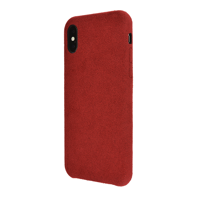 【iPhoneXS/X ケース】Ultrasuede Air jacket (Red)サブ画像