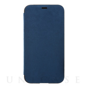 【iPhoneX ケース】Ultrasuede Flip Case (Blue)