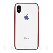 【iPhoneX ケース】Shock proof Air Jacket (Rubber Red)
