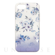 【iPhoneSE(第2世代)/8/7/6s/6 ケース】ELUMOBA fleurs bleue case
