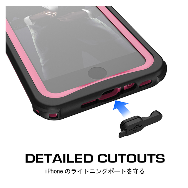 【iPhoneSE(第3/2世代)/8/7 ケース】Nautical (Pink)サブ画像