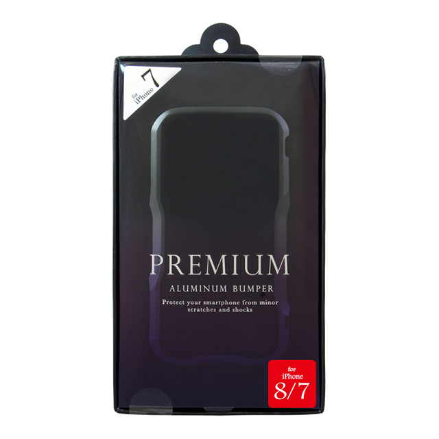 【iPhone8/7 ケース】アルミニウムバンパー (ブラック)サブ画像