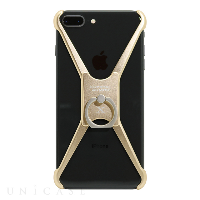 【iPhone8 Plus/7 Plus ケース】X Ring (CHAMPAGNE GOLD)
