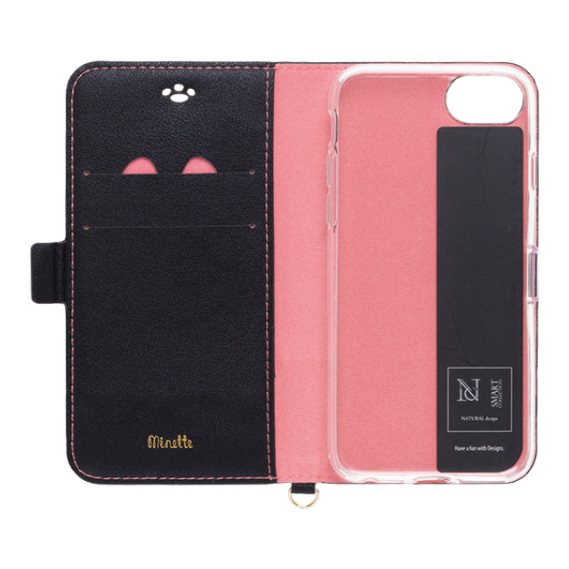 【iPhoneSE(第3/2世代)/8/7/6s/6 ケース】Minette (Pink-Black)サブ画像